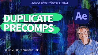 How To Duplicate PreComps In After Effects [upl. by Labors]