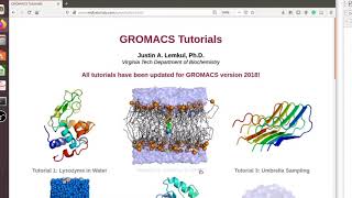 Gromacs Tutorial 2  Membrane Protein Full [upl. by Doniv]