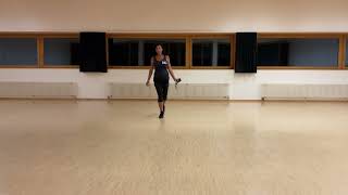 Fingers Crossed  Line Dance Demo amp Teach [upl. by Alika309]