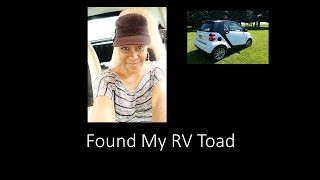 Found My RV Toad  Tips amp Trips Video 19 [upl. by Kirat]