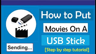 How to Put Movies On A USB Stick [upl. by Naujit]