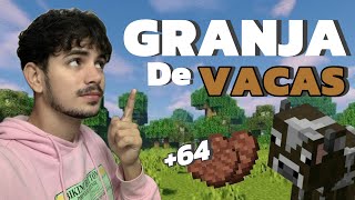 🔴 Día 9 Una GRANJA de VACAS demasiado TECNICA  Minecraft   Drex GM [upl. by Eirallam]