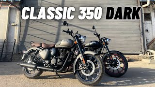 2024 Royal Enfield Classic 350 Dark Review  Matte Colour Care Instructions  Motorxone [upl. by Aivatnwahs]