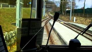 Tramway in Gmunden Austria  Straßenbahn  Villamos [upl. by Bailar]