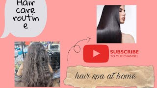 Hair spa at home with affordable products✨🧴😌 [upl. by Gloria]