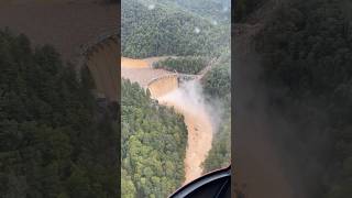 Waterville Dam overflowing from Hurricane Helene hurricane helene [upl. by Ardekahs]