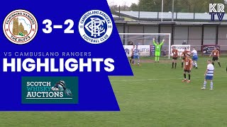 HIGHLIGHTS Kilwinning Rangers 32 Cambuslang Rangers [upl. by Westerfield]