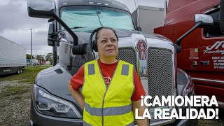 Así es la VIDA de una CAMIONERA en Estados Unidos 🇺🇸 La REALIDAD [upl. by Marrin956]