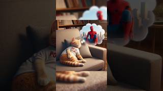 Cat dream of spider manshorts cat [upl. by Hesler]