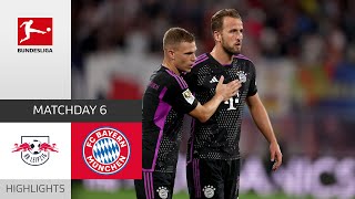 FCB Come Back after 20  RB Leipzig  FC Bayern München 22  Highlights  MD 6 – Bundesliga 2324 [upl. by Cowles]