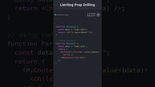 Limiting Prop Drilling in React coding programming frontend reactnative react reactfrontend [upl. by Anirbak]