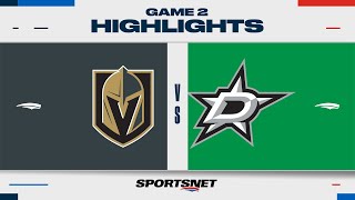 NHL Game 2 Highlights  Golden Knights vs Stars  April 24 2024 [upl. by Tiffani489]