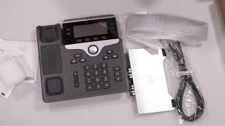 Unboxing Cisco IP Phone 7841 4xlines 3PCC [upl. by Yrailih]