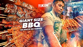 GIANT STREET FOOD BBQ sa TAGUIG CITY  3050 Pesos lang  Isaw pakpak Liempo Pork BBQ  TIKIM TV [upl. by Anne896]