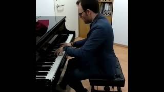 FugaCity by Marcos FernandezBarrero Maria Canals piano work [upl. by Ecnarepmet]