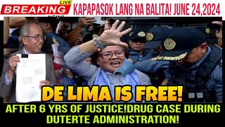 ⚠️WATCH FULL COVERAGEDE LIMA IS NOW FREE AFTER 6 YRS OF JUSTICE DURING DUTERTE ADMINISTRATION [upl. by Llarret]