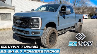 2024 67 Powerstroke HO EZLYNK Tune and Down Pipe Removal [upl. by Lugar]