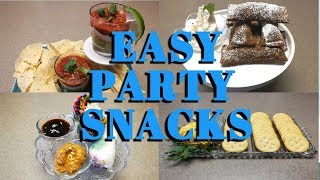 MAKE EASY SNACKS  ENTERTAINING 2018 [upl. by Nimzzaj]