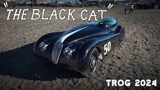 Rob Idas “THE BLACK CAT” 1950 Jaguar XK120 at The Race of Gentlemen [upl. by Dwinnell350]