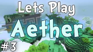 Minecraft Aether  Ep3 Bounce Pad [upl. by Jessie]