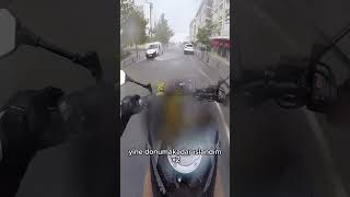 çığlık atımca yağmur duruyormuşcasına 😆 motovlog motosiklet [upl. by Eiznik]