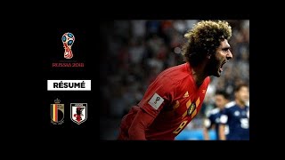 Belgique Japon Coupe du Monde 2018 Résumé en français TF1 [upl. by Strohl]