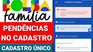 APP CADASTRO ÚNICO PENDÊNCIAS NO CADASTRO O RESPONSÁVEL DEVE COMPARECER A UM CRAS [upl. by Nilo]