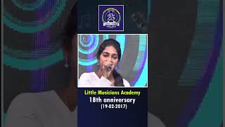 Satya Yamini Singing Mamatala Talli Song  LMA 18th Anniversary 2017 satyayamini bahubali [upl. by Alidus]