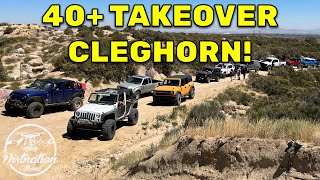 40 Rigs Takeover Cleghorn Toyotas Jeeps Land Rovers and Fords at Cleghorn Trail [upl. by Eniloj438]