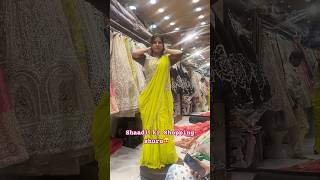 Shaadi ki shopping✨ shorts youtubeshorts minivlog [upl. by Airotel]