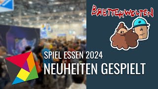 Wir haben Brettspielneuheiten angespielt  Spiel Messe in Essen 2024 [upl. by Vivien557]