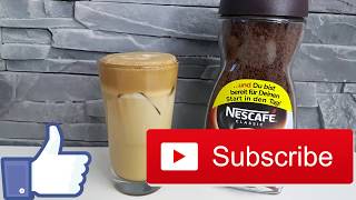 NESCAFÉ kalt mit Milch  lecker leichtes Sommergetränk [upl. by Malchy471]