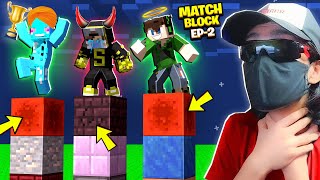 Minecraft Match The Block Challenge with My Friends  Crazy irl task ep2 [upl. by Elohcin]