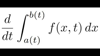 Deriving the FULL Leibniz rule for differentiation under the integral sign [upl. by Adnalro560]