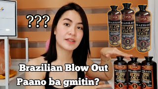 Brazilian Blow out Epsa Pano gamitinbrazilian philippines hairtreatment [upl. by Siocnarf]