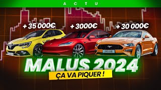 On fait le point sur le MALUS 2024 et CA va PIQUER   le reste de lactu auto [upl. by Nairred]