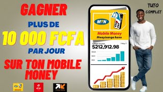 Cette application Africaine te paie 10 000 FCFAjour sur ton MOBILE MONEY ou WAVE SANS CONDITIONS [upl. by Morie]