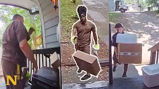 HOMEOWNER CATCHES UPS THROWING PACKAGES  HIS WAY OF DEALING WITH IT IS PERFECT [upl. by Norton]