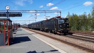 Snabba tåg vid Rotebro  Fast trains at Rotebro [upl. by Ahsenyt]