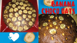 Banana Choco Oats  Baked Oats  by Gs Pot [upl. by Avron301]