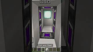 Immersive Portals mod for MCPE minecraft minecraftshorts portal mcpemod download [upl. by Naujd]