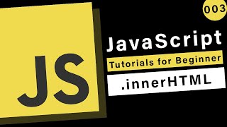 JavaScript Basics  innerHTML Output [upl. by Janerich]