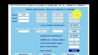 calcul revenus fonciers et pensions LF 2024 [upl. by Deevan680]