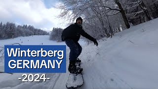 Destination Winterberg Germany  2024  Snowboarding vlog [upl. by Dianemarie]