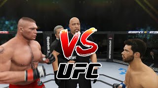 Brock Lesnar vs Raphael Assuncao K1  EA Sports UFC 4  K1 Rules [upl. by Rusty]