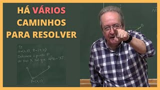 RESOLVENDO EXERCÍCIO DE VETORES PERPENDICULARES DE FORMA SIMPLES  Eduardo Wagner [upl. by Zetra]