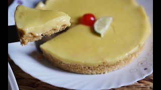 Lemon Tart Nobake  Easy homemade lemon tart [upl. by Aikimat]