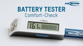 Battery testing made easy ANSMANN Comfort Check 🔋 [upl. by Hescock]