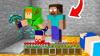 Minecraft mas O HEROBRINE ESTÁ NO MEU MUNDO [upl. by Rhys]