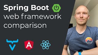 Comparing frontend frameworks for Spring Boot React Angular Vaadin with LitElement JHipster [upl. by Weaver]